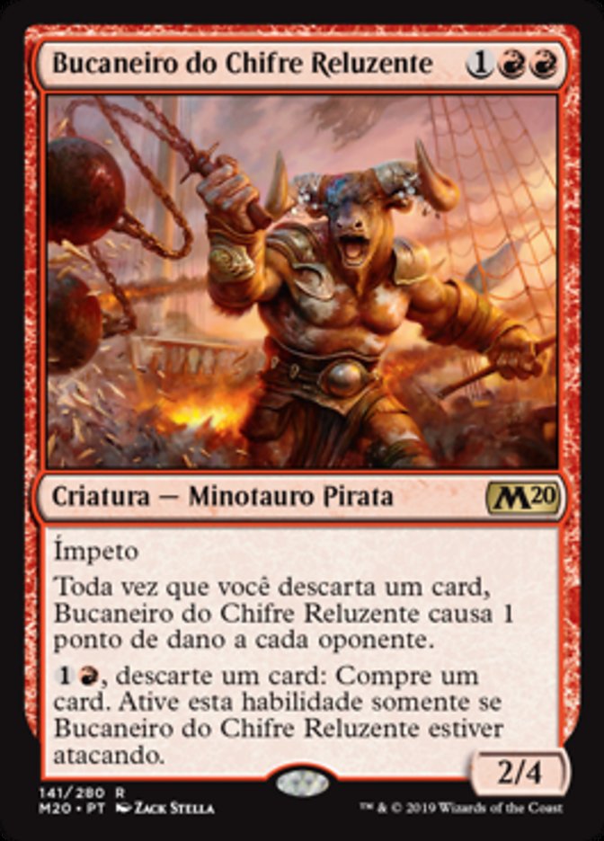 Bucaneiro do Chifre Reluzente / Glint-Horn Buccaneer - Magic: The Gathering - MoxLand