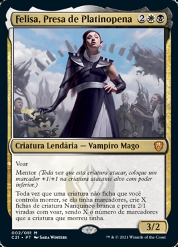 Felisa, Presa de Platinopena / Felisa, Fang of Silverquill - Magic: The Gathering - MoxLand