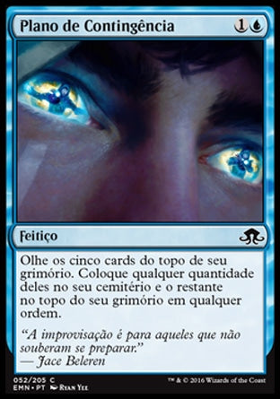 Plano de Contingência / Contingency Plan - Magic: The Gathering - MoxLand