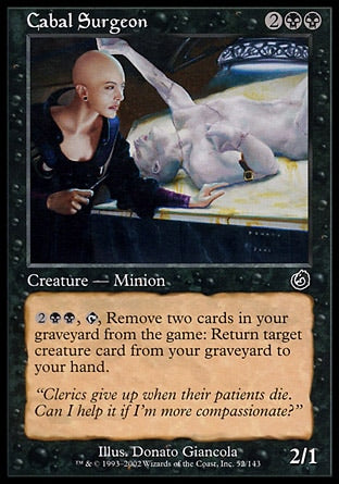 Cirurgiã da Cabala / Cabal Surgeon - Magic: The Gathering - MoxLand