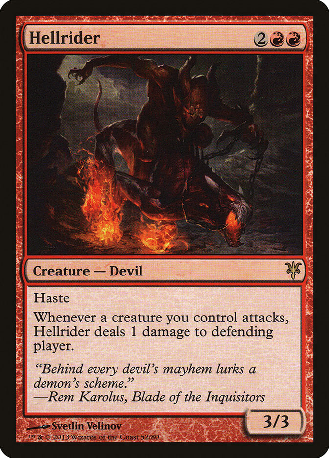 Ginete do Inferno / Hellrider - Magic: The Gathering - MoxLand