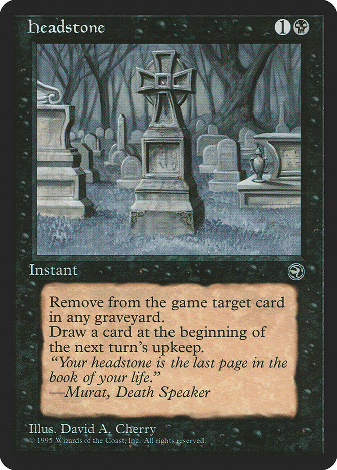 Lápide / Headstone - Magic: The Gathering - MoxLand