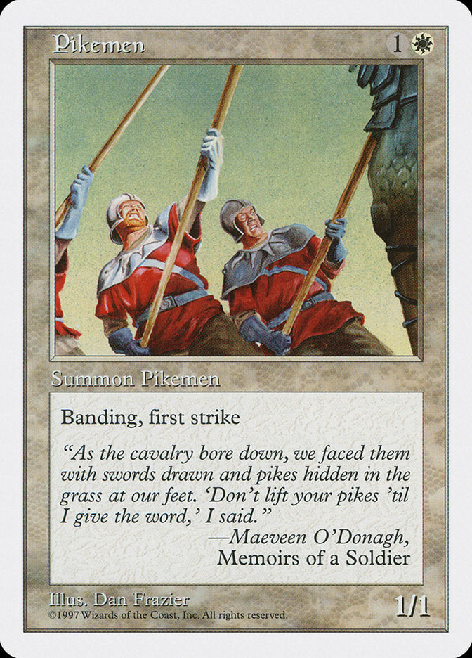 Piqueiros / Pikemen - Magic: The Gathering - MoxLand