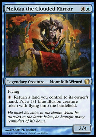 Meloku, o Espelho Enevoado / Meloku the Clouded Mirror - Magic: The Gathering - MoxLand