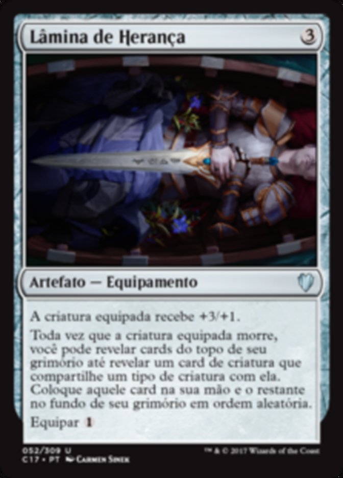 Lâmina de Herança / Heirloom Blade - Magic: The Gathering - MoxLand