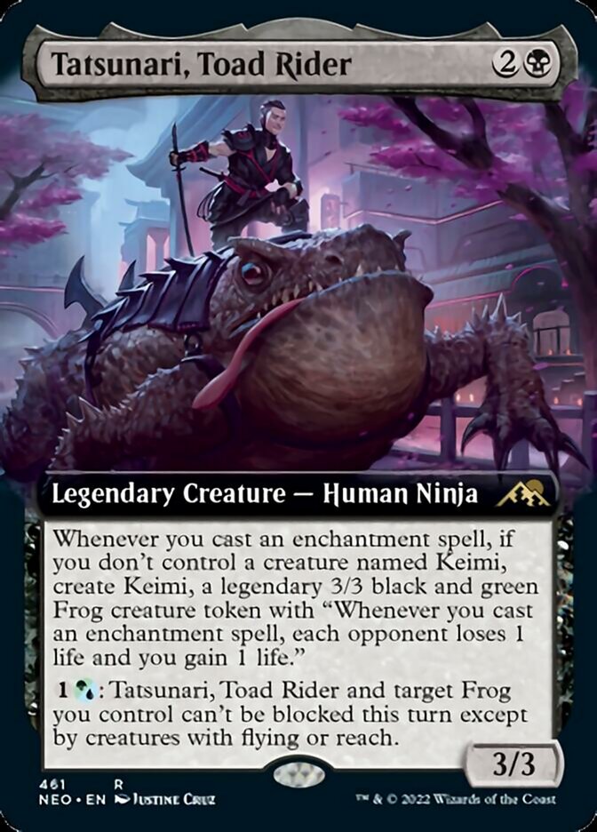 Tatsunari, Ginete de Sapo / Tatsunari, Toad Rider - Magic: The Gathering - MoxLand