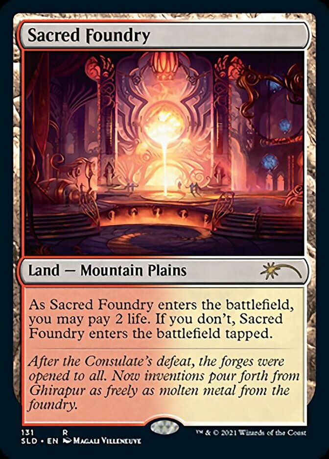 Fundição Sagrada / Sacred Foundry - Magic: The Gathering - MoxLand