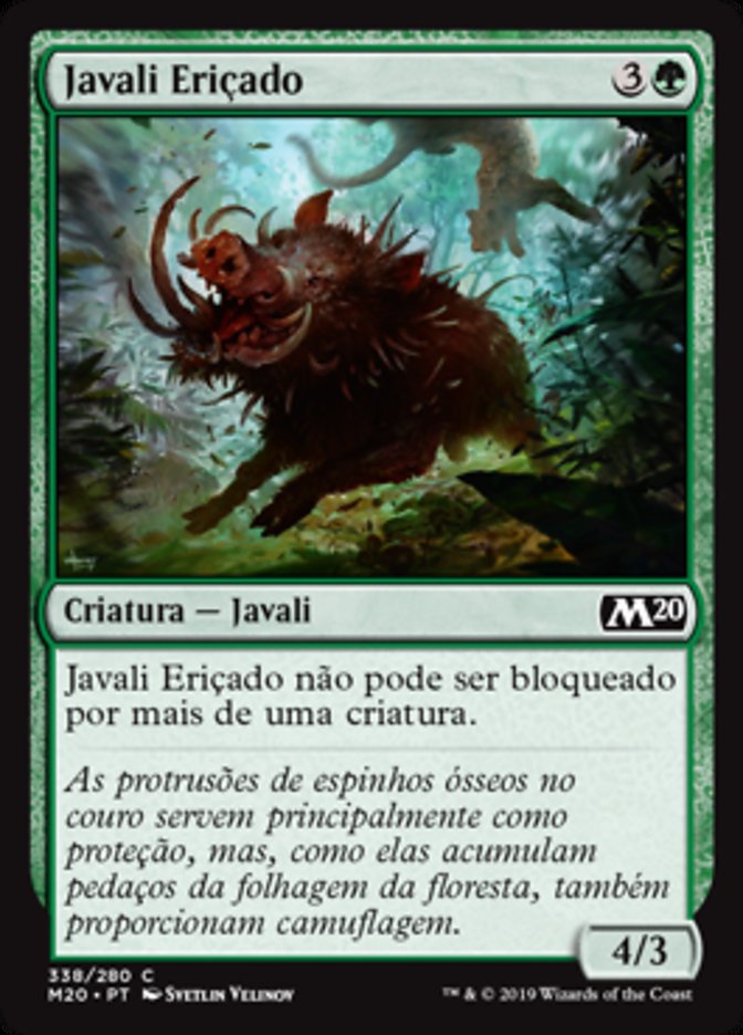 Javali Eriçado / Bristling Boar - Magic: The Gathering - MoxLand