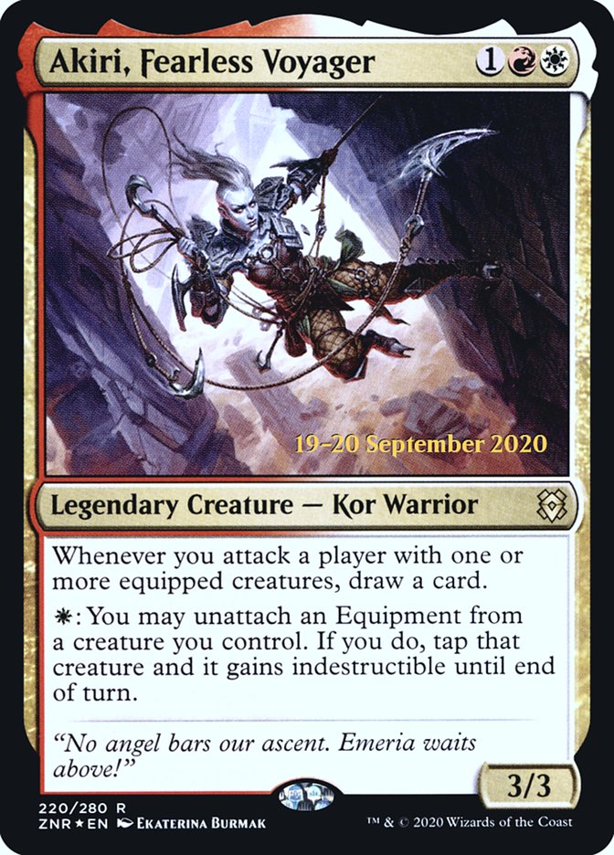 Akiri, Viajante Destemida / Akiri, Fearless Voyager - Magic: The Gathering - MoxLand