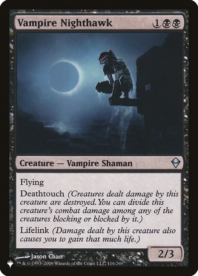 Vampiro Falcão-da-Noite / Vampire Nighthawk - Magic: The Gathering - MoxLand