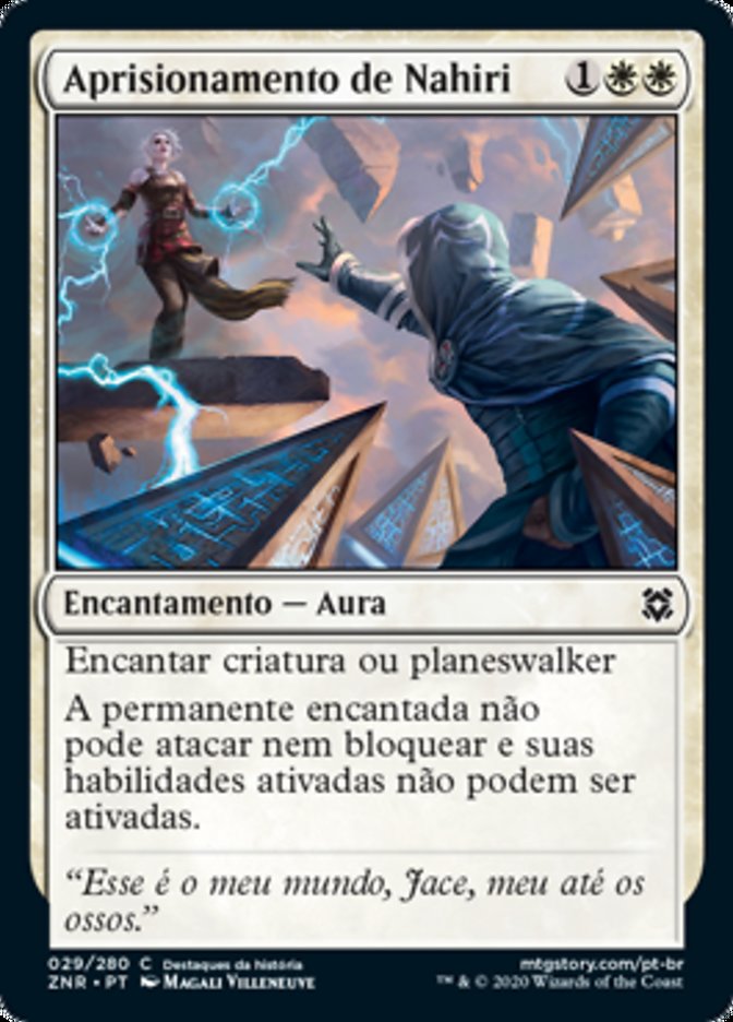 Aprisionamento de Nahiri / Nahiri's Binding - Magic: The Gathering - MoxLand