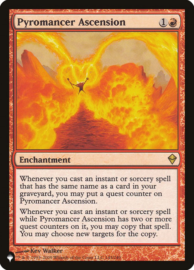 Ascensão do Piromante / Pyromancer Ascension - Magic: The Gathering - MoxLand