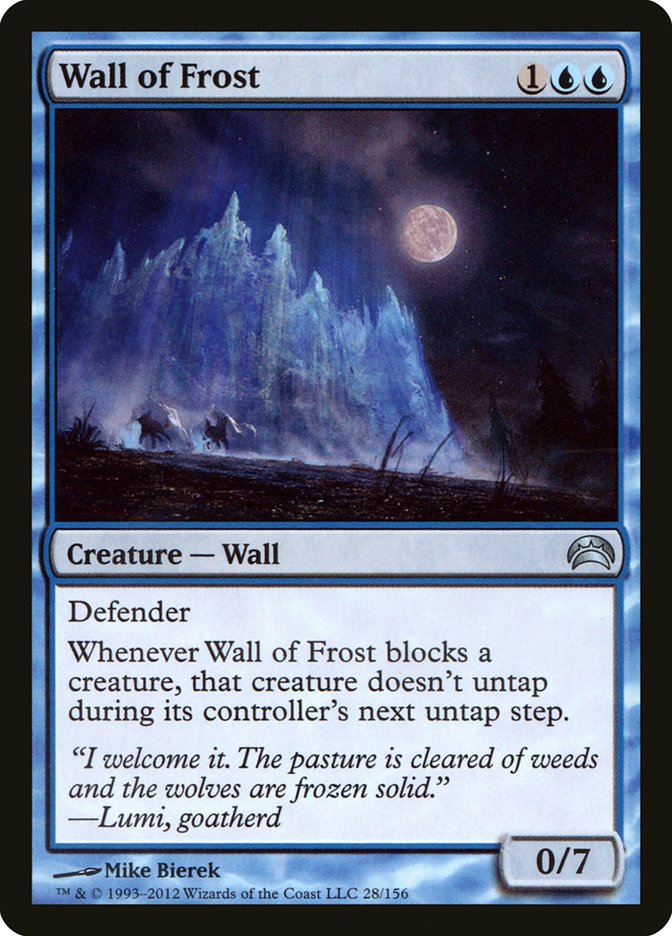 Barreira Congelada / Wall of Frost - Magic: The Gathering - MoxLand