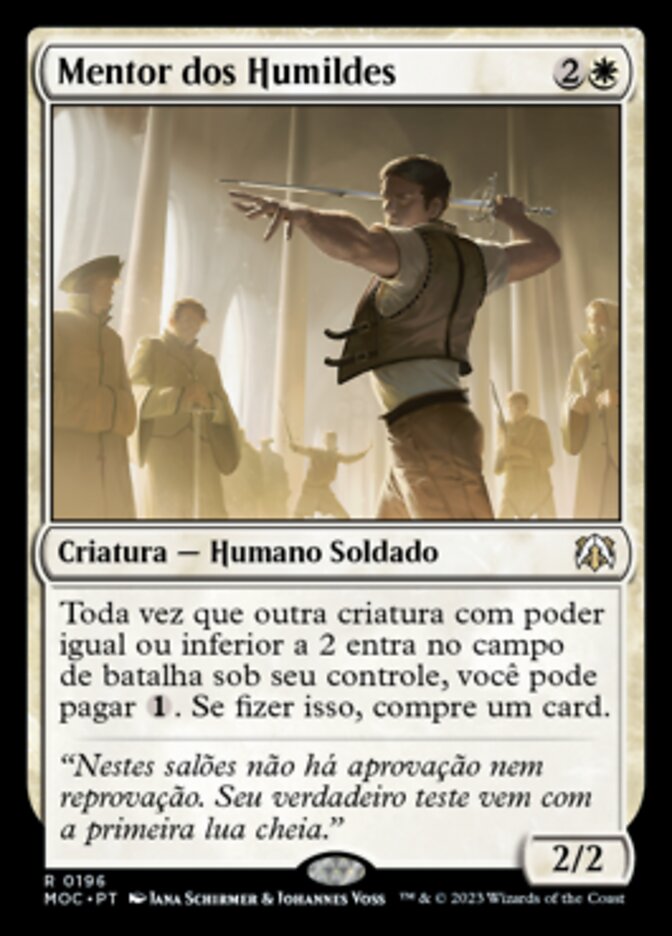 Mentor dos Humildes / Mentor of the Meek - Magic: The Gathering - MoxLand