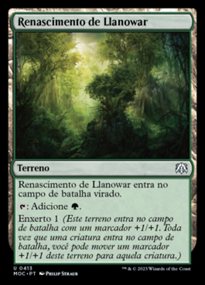 Renascimento de Llanowar / Llanowar Reborn - Magic: The Gathering - MoxLand