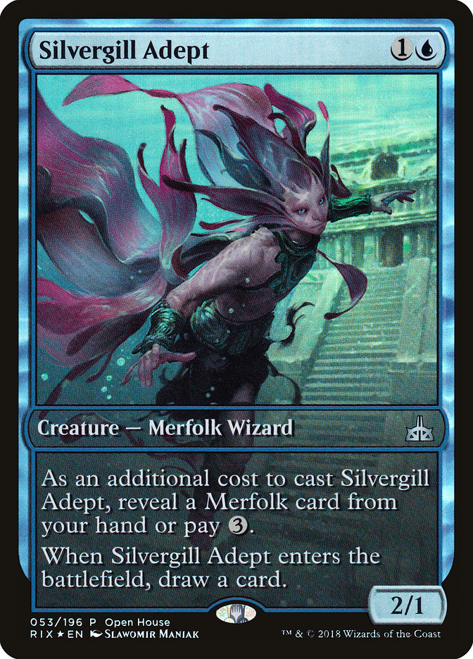 Adepto Prateobrânquio / Silvergill Adept - Magic: The Gathering - MoxLand