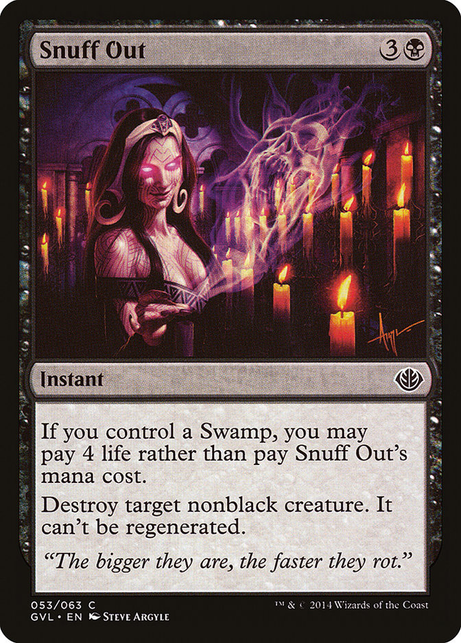 Liquidar / Snuff Out - Magic: The Gathering - MoxLand