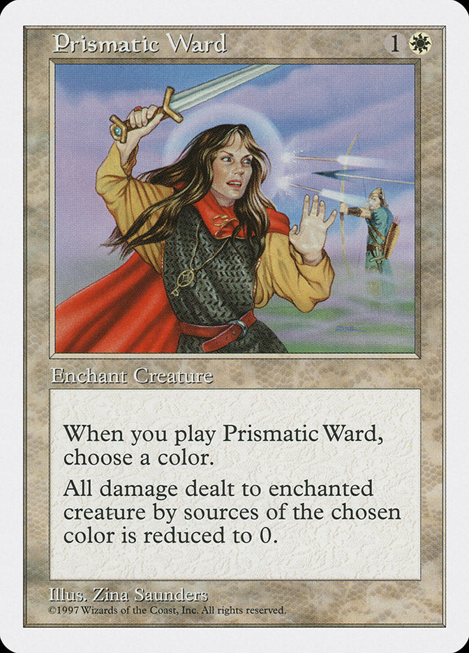 Proteção Prismática / Prismatic Ward - Magic: The Gathering - MoxLand