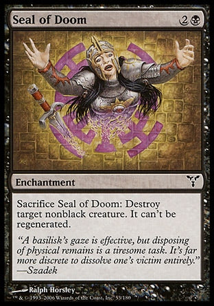 Selo do Destino / Seal of Doom - Magic: The Gathering - MoxLand