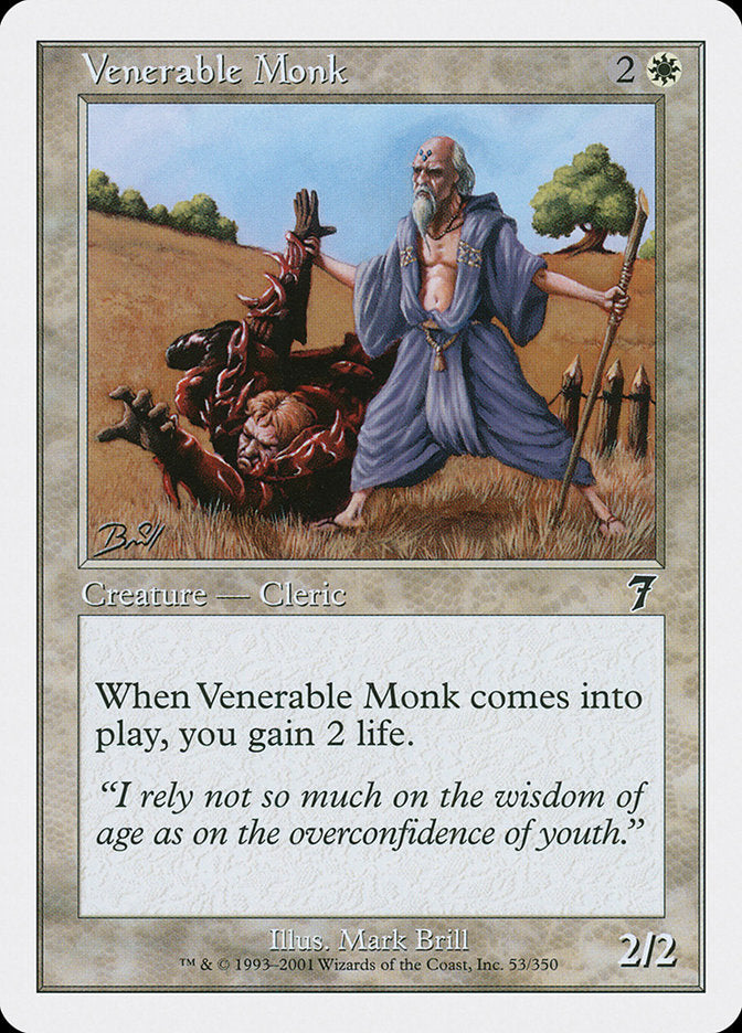 Monge Venerável / Venerable Monk - Magic: The Gathering - MoxLand