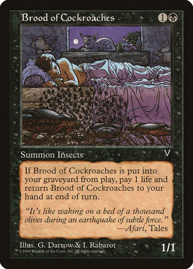 Ninhada de Baratas / Brood of Cockroaches - Magic: The Gathering - MoxLand