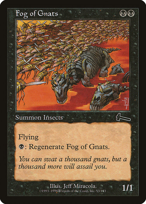 Nuvem de Muriçocas / Fog of Gnats - Magic: The Gathering - MoxLand