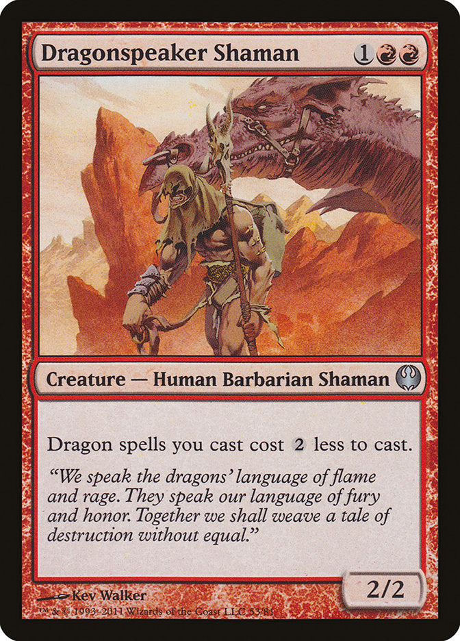 Xamã Dracontófilo / Dragonspeaker Shaman - Magic: The Gathering - MoxLand