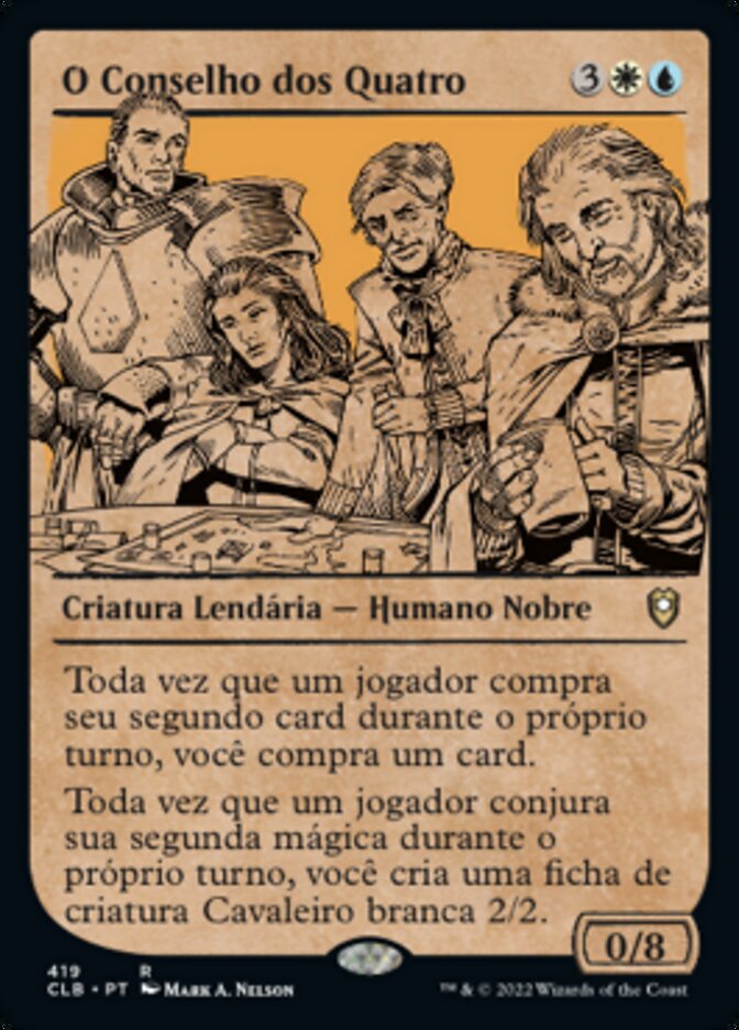 O Conselho dos Quatro / The Council of Four - Magic: The Gathering - MoxLand