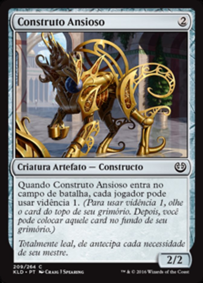 Construto Ansioso / Eager Construct - Magic: The Gathering - MoxLand