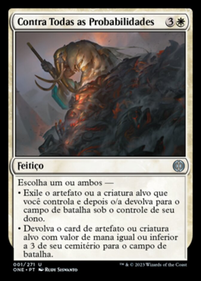 Contra Todas as Probabilidades / Against All Odds - Magic: The Gathering - MoxLand