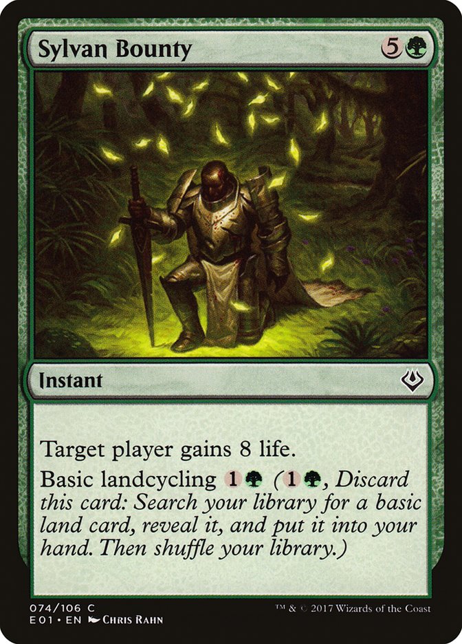 Generosidade Silvestre / Sylvan Bounty - Magic: The Gathering - MoxLand