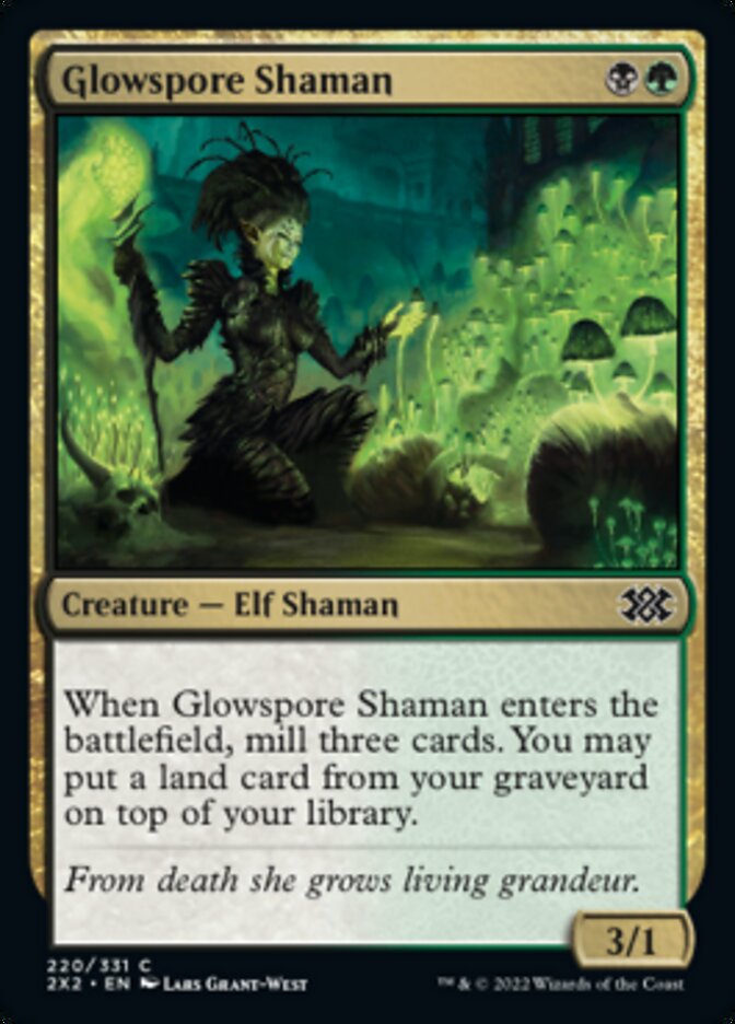 Xamã Lumispórea / Glowspore Shaman - Magic: The Gathering - MoxLand