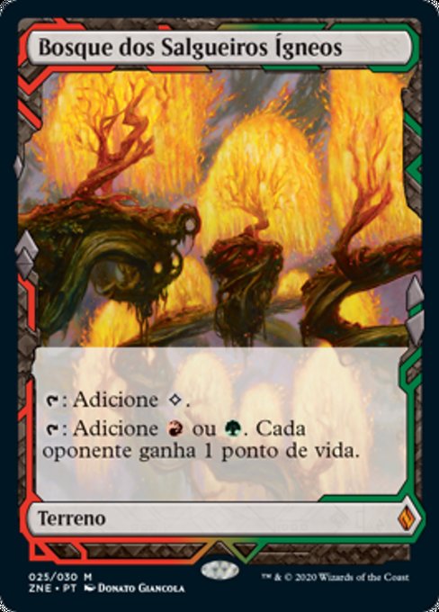 Bosque dos Salgueiros Ígneos / Grove of the Burnwillows - Magic: The Gathering - MoxLand