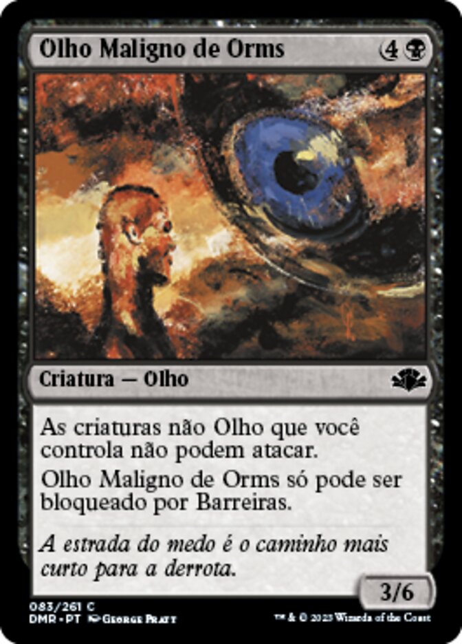 Olho Maligno de Orms / Evil Eye of Orms-by-Gore - Magic: The Gathering - MoxLand