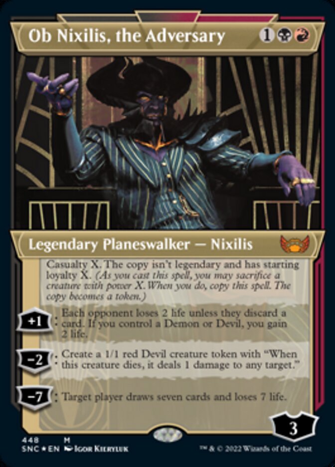 Ob Nixilis, o Adversário / Ob Nixilis, the Adversary - Magic: The Gathering - MoxLand