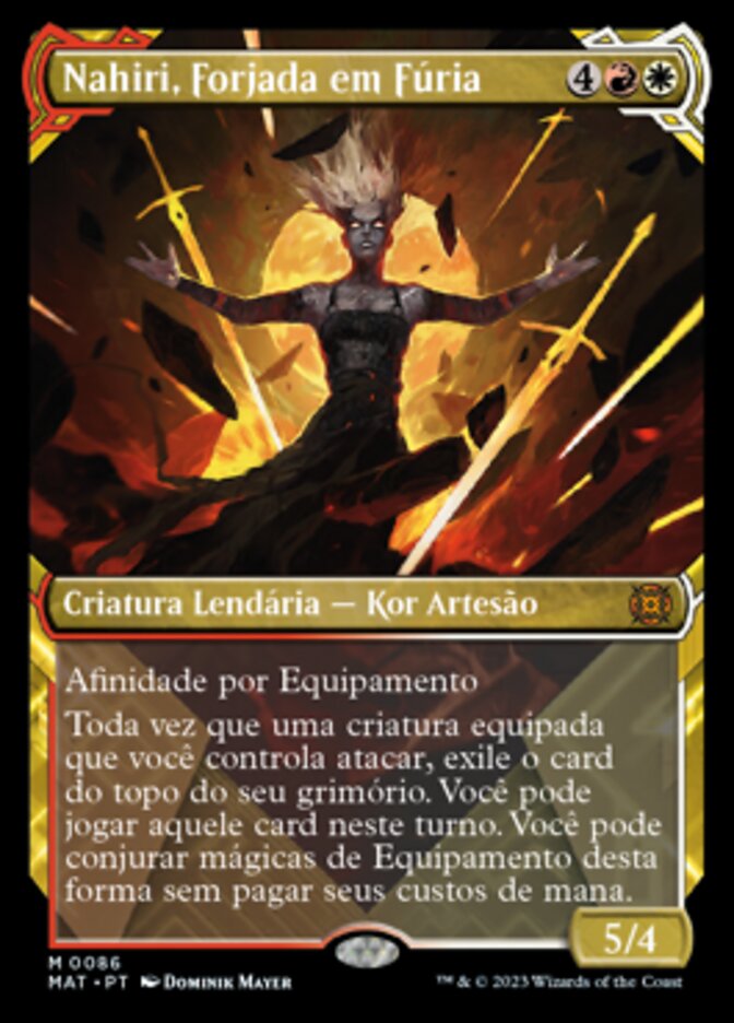 Nahiri, Forjada em Fúria / Nahiri, Forged in Fury - Magic: The Gathering - MoxLand