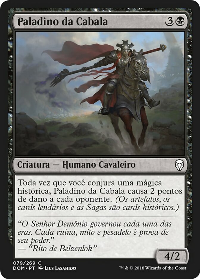 Paladino da Cabala / Cabal Paladin - Magic: The Gathering - MoxLand