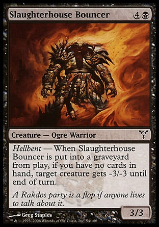 Segurança do Matadouro / Slaughterhouse Bouncer - Magic: The Gathering - MoxLand