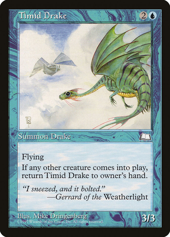 Dragonete Tímido / Timid Drake - Magic: The Gathering - MoxLand