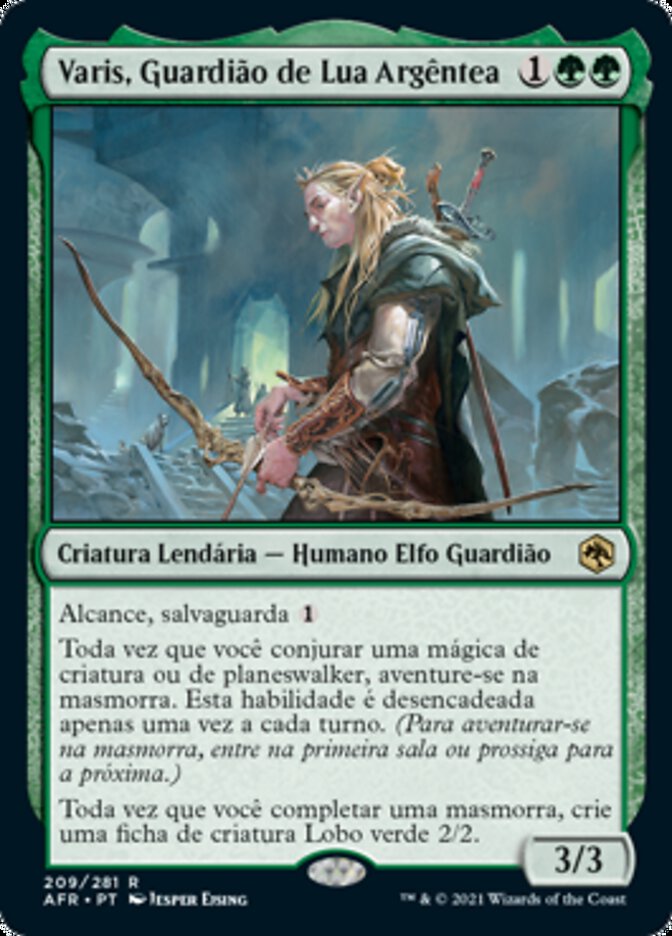 Varis, Guardião de Lua Argêntea / Varis, Silverymoon Ranger - Magic: The Gathering - MoxLand