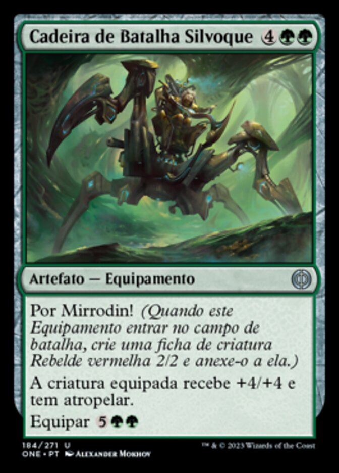 Cadeira de Batalha Silvoque / Sylvok Battle-Chair - Magic: The Gathering - MoxLand