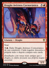 Dragão Avérneo Cornorúnico / Runehorn Hellkite - Magic: The Gathering - MoxLand