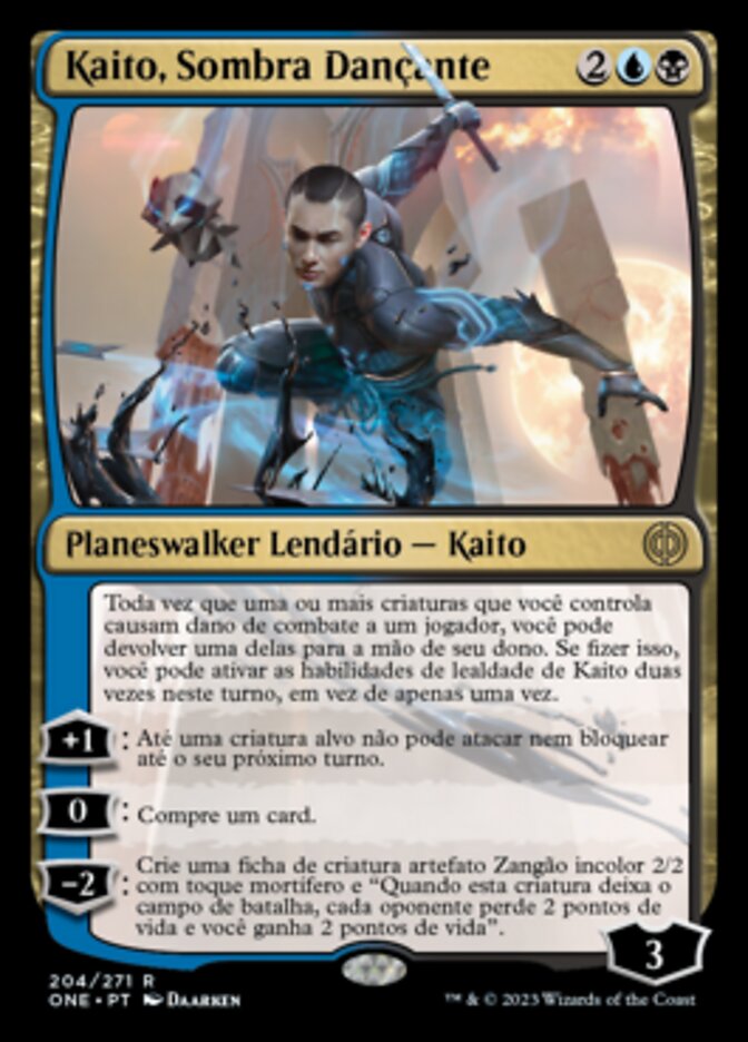 Kaito, Sombra Dançante / Kaito, Dancing Shadow - Magic: The Gathering - MoxLand