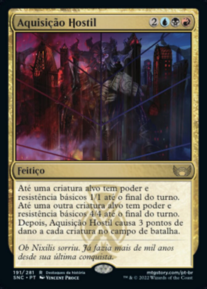 Aquisição Hostil / Hostile Takeover - Magic: The Gathering - MoxLand