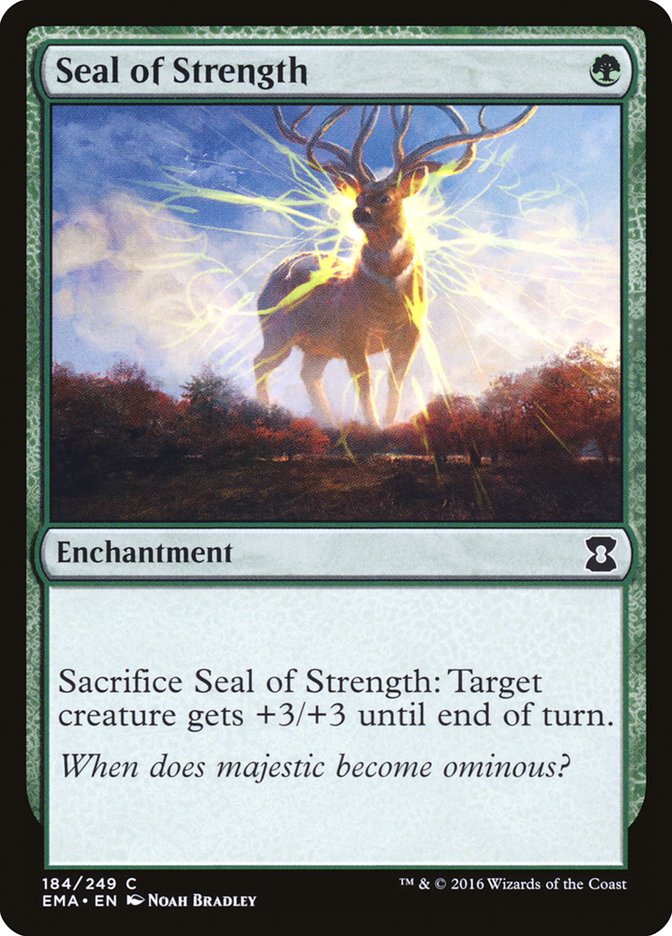 Selo da Força / Seal of Strength - Magic: The Gathering - MoxLand