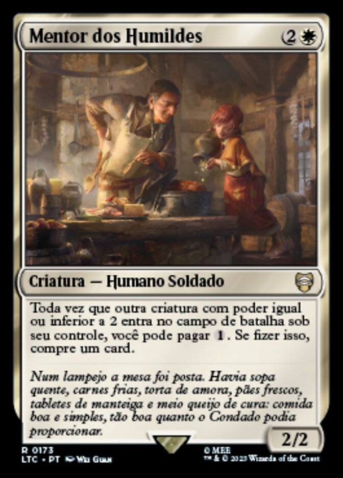 Mentor dos Humildes / Mentor of the Meek - Magic: The Gathering - MoxLand