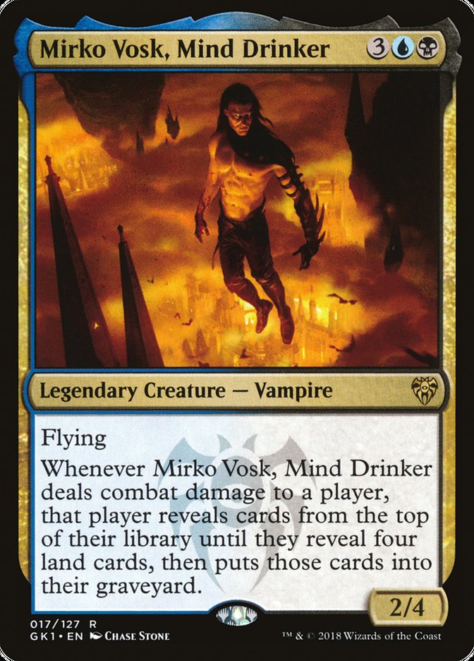 Mirko Vosk, Sugador de Mentes / Mirko Vosk, Mind Drinker - Magic: The Gathering - MoxLand