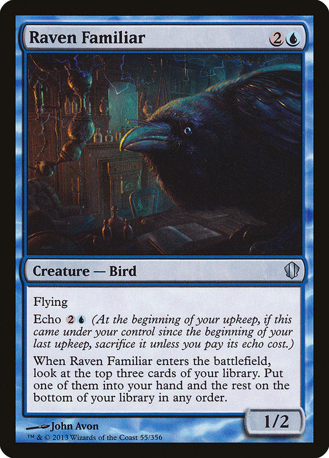 Corvo Familiar / Raven Familiar - Magic: The Gathering - MoxLand