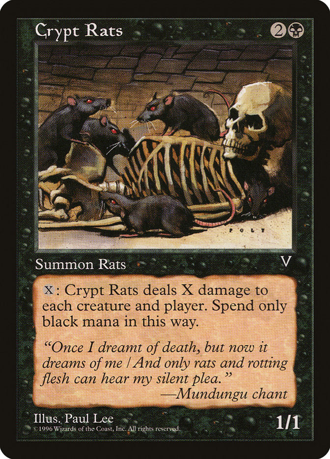 Ratos da Cripta / Crypt Rats - Magic: The Gathering - MoxLand