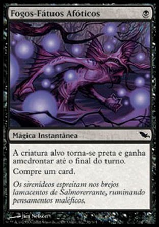 Fogos-Fátuos Afóticos / Aphotic Wisps - Magic: The Gathering - MoxLand